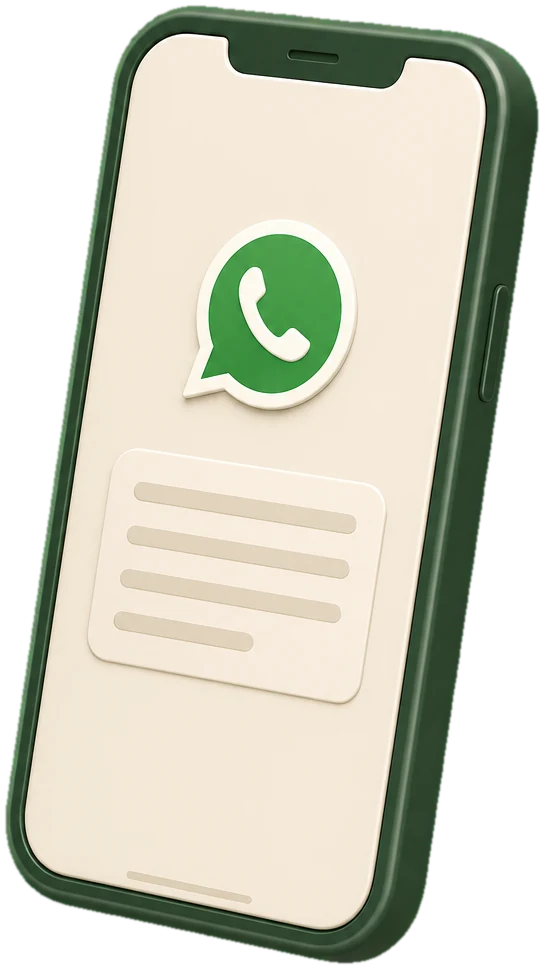 Alerte WhatsApp